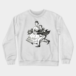 couple dancing Crewneck Sweatshirt